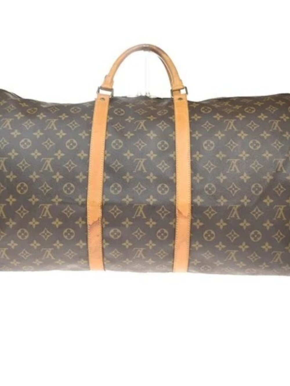 LOUIS VUITTON Keepall 60 Travel Hand Bag Monogram Leather Brown M41422 74YH945 - Picture 4 of 16